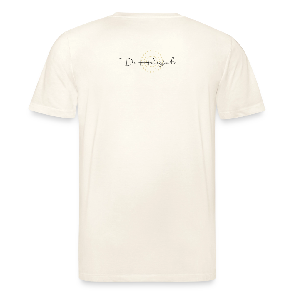 Nur 3 Trōpfen entfernt - Unisex Bio-T-Shirt (weiß) - Naturweiß 
