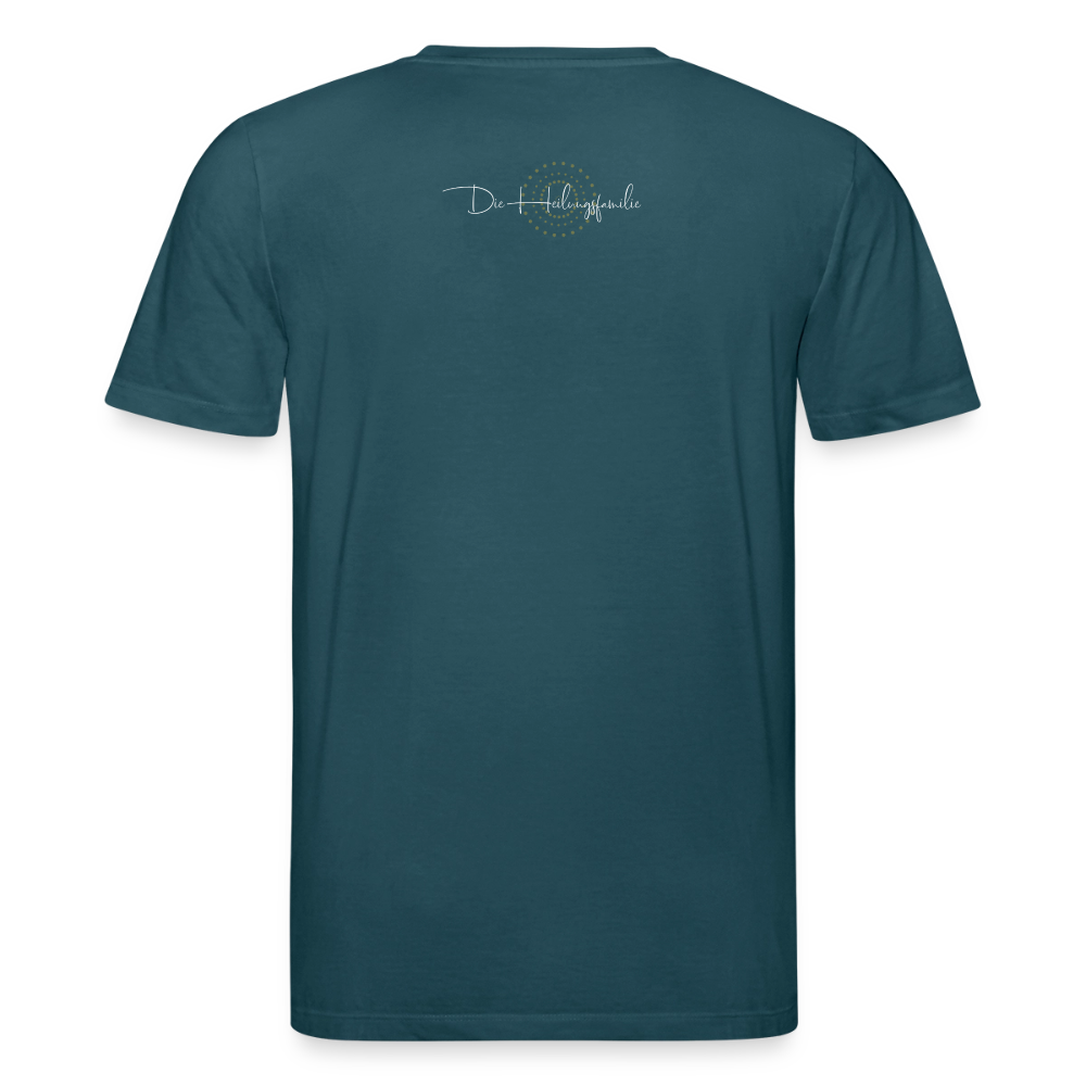 Nur 3 Trōpfen entfernt - Unisex Bio-T-Shirt - Dunkles Petrol