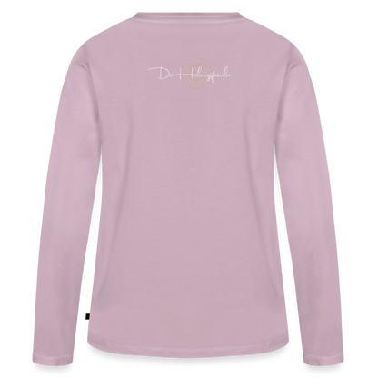 Nur 3 Trōpfen - Frauen Premium Langarmshirt - Altrosa