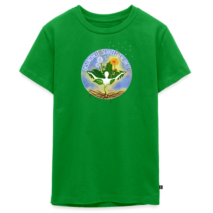 Gesundheit schafft Freiheit (Stark wie Löwenzahn) / Teenager Premium T-Shirt - Grün