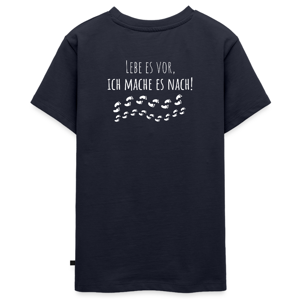 Gesundheit schafft Freiheit (Lebe es vor, ich maches es nach) / Teenager Premium T-Shirt - Navy