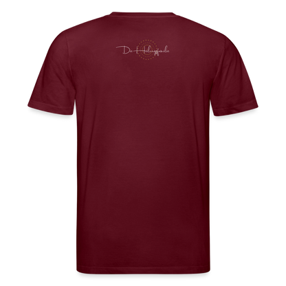 Nur 3 Trōpfen entfernt v2 - Unisex Bio-T-Shirt - Burgunderrot