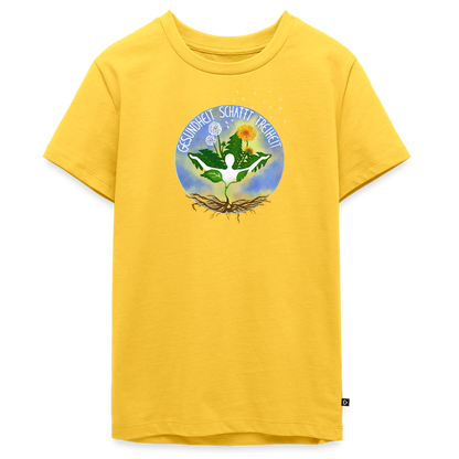Gesundheit schafft Freiheit (Ich kenne nur Möglichkeiten) / Teenager Premium T-Shirt - Gelb