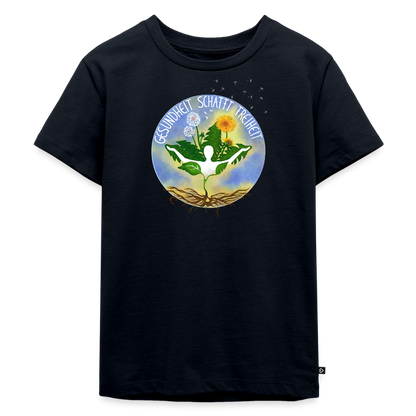 Gesundheit schafft Freiheit (Lebe es vor, ich mache es nach!) / Kinder Premium T-Shirt - Navy