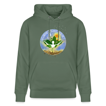 Gesundheit schafft Freiheit (FREI) / 100% Bio Unisex-Kapuzenpullover - Tanngrün