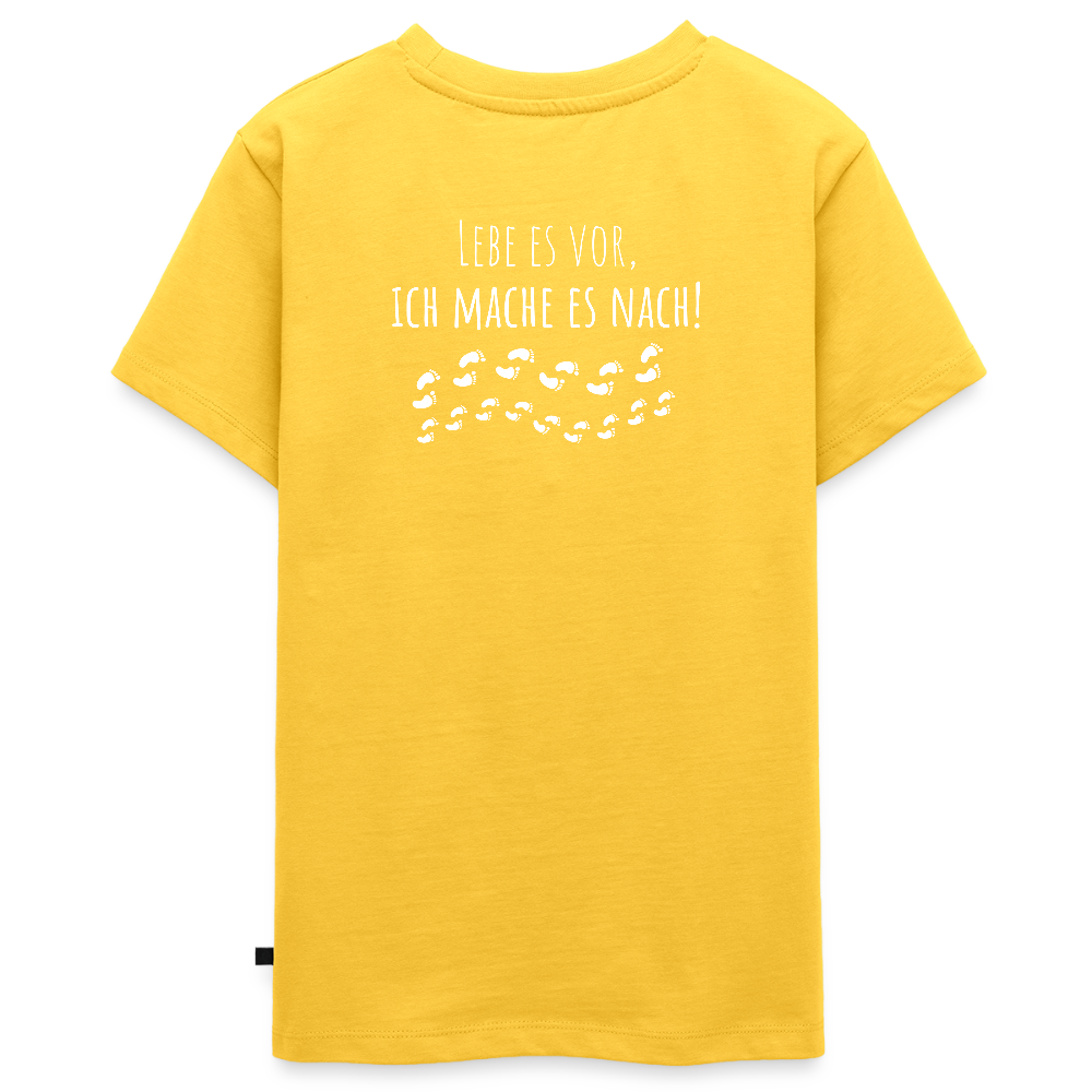 Gesundheit schafft Freiheit (Lebe es vor, ich maches es nach) / Teenager Premium T-Shirt - Gelb