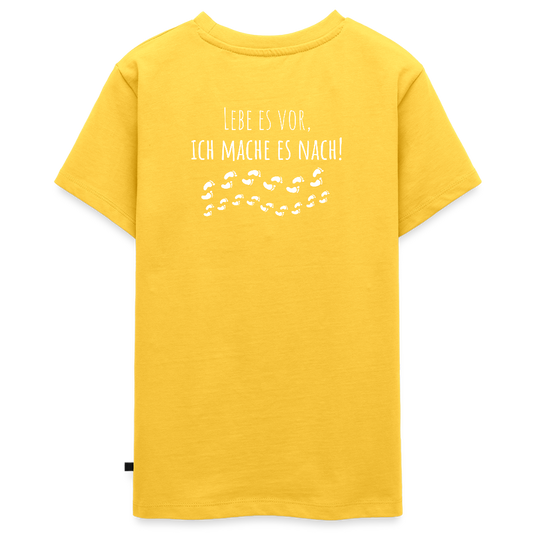 Gesundheit schafft Freiheit (Lebe es vor, ich maches es nach) / Teenager Premium T-Shirt - Gelb