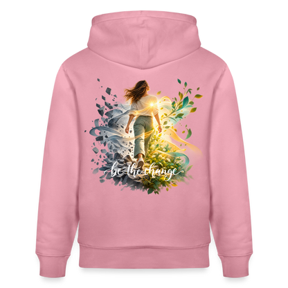 be the change - gbS /female - 100% Bio-Hoodie Unisex CRUISER - Lila Traum