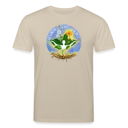 Gesundheit schafft Freiheit (Dein Weg) / 100% Bio T-Shirt Herren - Beige