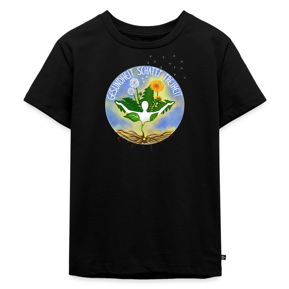 Gesundheit schafft Freiheit (Ich kann alles) / Kinder Premium T-Shirt - Schwarz