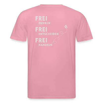 Gesundheit schafft Freiheit (FREI) / 100% Bio T-Shirt Herren - Lila Traum