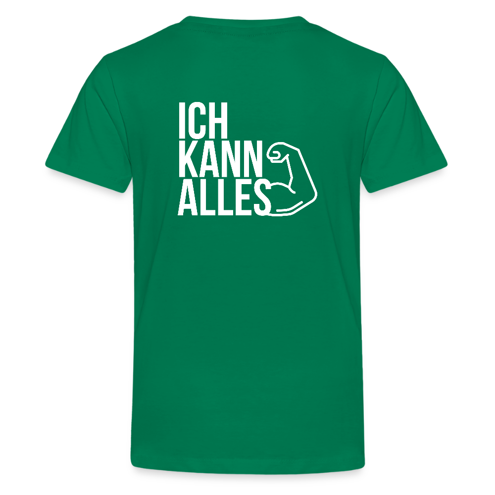 Gesundheit schafft Freiheit (Ich kann alles) / Teenager Premium T-Shirt - Kelly Green