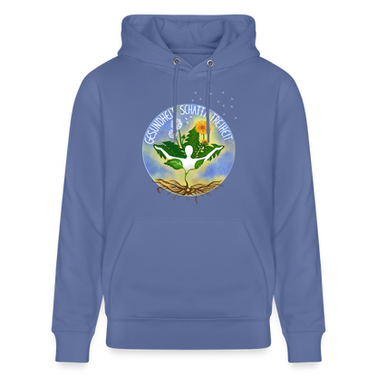 Gesundheit schafft Freiheit (FREI) / 100% Bio Unisex-Kapuzenpullover - Blau