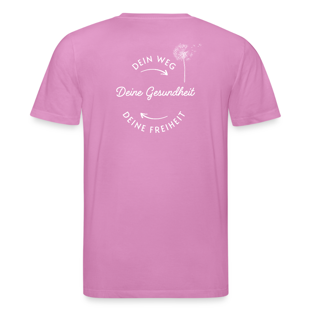 Gesundheit schafft Freiheit (Dein Weg) / 100% Bio T-Shirt Herren - Pink