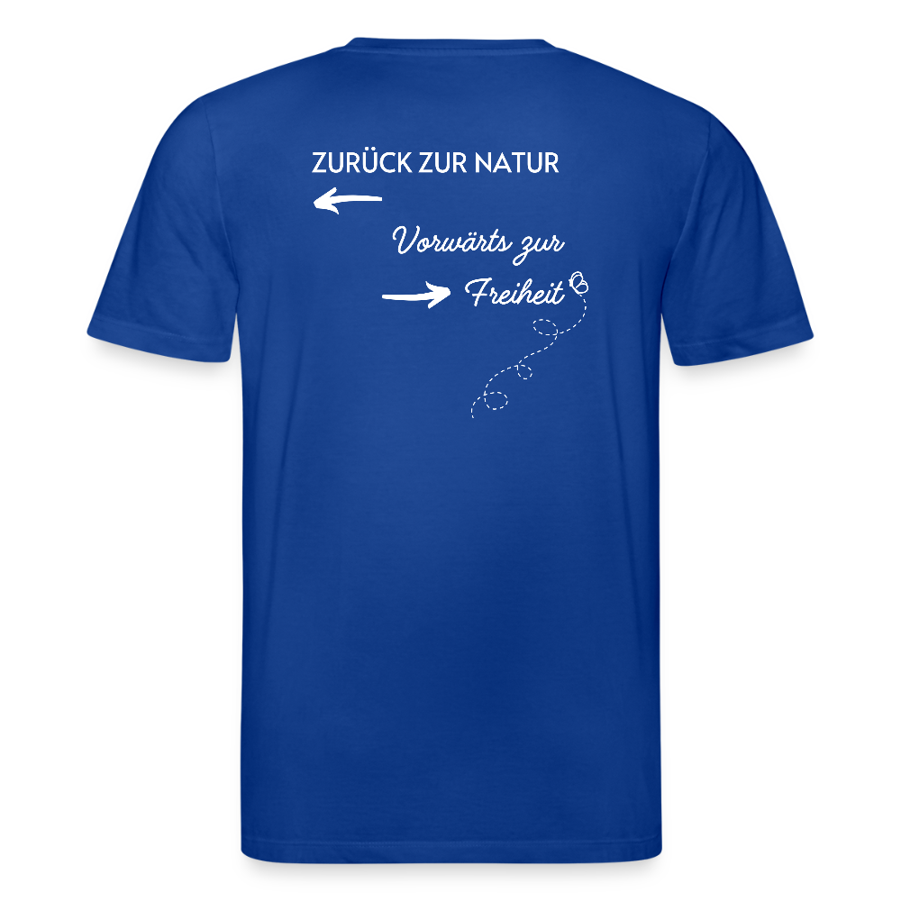 Gesundheit schafft Freiheit (Zurück zur Natur) / 100% Bio T-Shirt Herren - Dunkelblau
