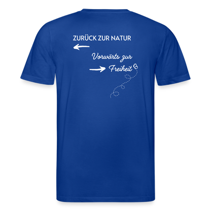 Gesundheit schafft Freiheit (Zurück zur Natur) / 100% Bio T-Shirt Herren - Dunkelblau