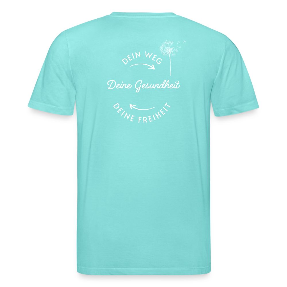 Gesundheit schafft Freiheit (Dein Weg) / 100% Bio T-Shirt Herren - Poolblau
