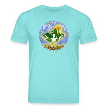 Gesundheit schafft Freiheit (FREI) / 100% Bio T-Shirt Herren - Poolblau