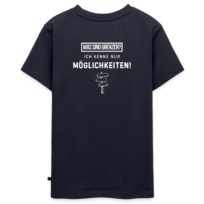 Gesundheit schafft Freiheit (Ich kenne nur Möglichkeiten) / Teenager Premium T-Shirt - Navy