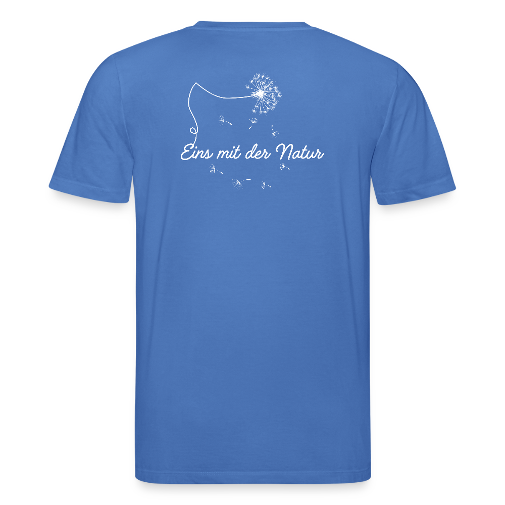 Gesundheit schafft Freiheit (Eins mit der Natur) / 100% Bio T-Shirt Herren - Achtsames Blau