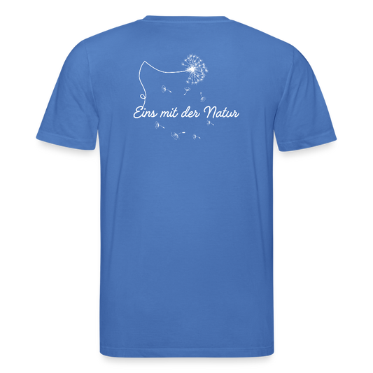 Gesundheit schafft Freiheit (Eins mit der Natur) / 100% Bio T-Shirt Herren - Achtsames Blau