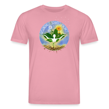Gesundheit schafft Freiheit (Natürlich) / 100% Bio T-Shirt Herren - Lila Traum