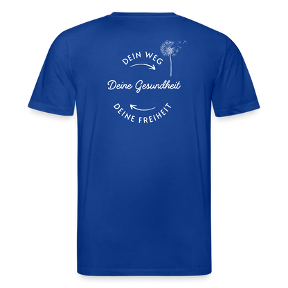Gesundheit schafft Freiheit (Dein Weg) / 100% Bio T-Shirt Herren - Dunkelblau