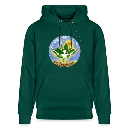 Gesundheit schafft Freiheit (FREI) / 100% Bio Unisex-Kapuzenpullover - Forest