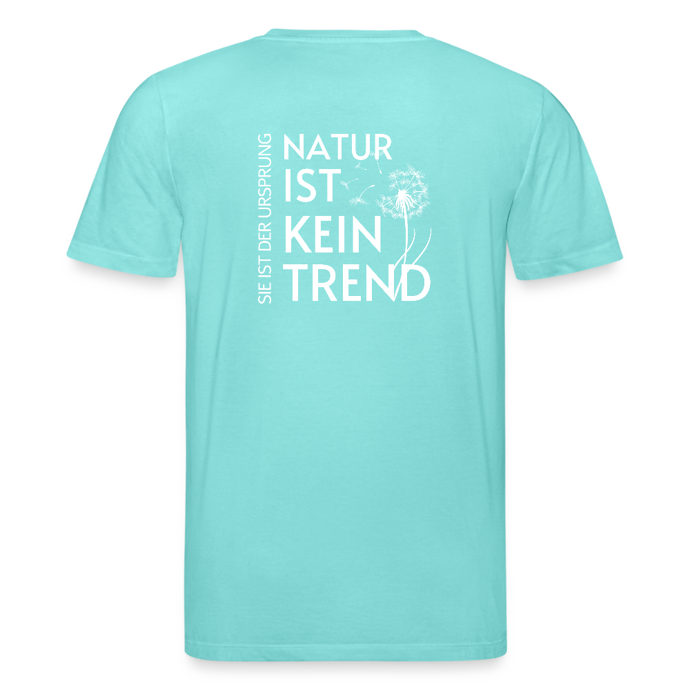 Gesundheit schafft Freiheit (Natur ist kein Trend) / 100% Bio T-Shirt Herren - Poolblau
