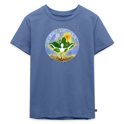 Gesundheit schafft Freiheit (Ich bin ein Wunder im Wachstum) / Kinder Premium T-Shirt - Taubenblau