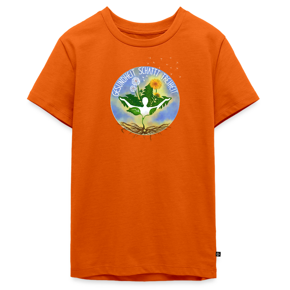 Gesundheit schafft Freiheit (Ich kann alles) / Teenager Premium T-Shirt - Orange 