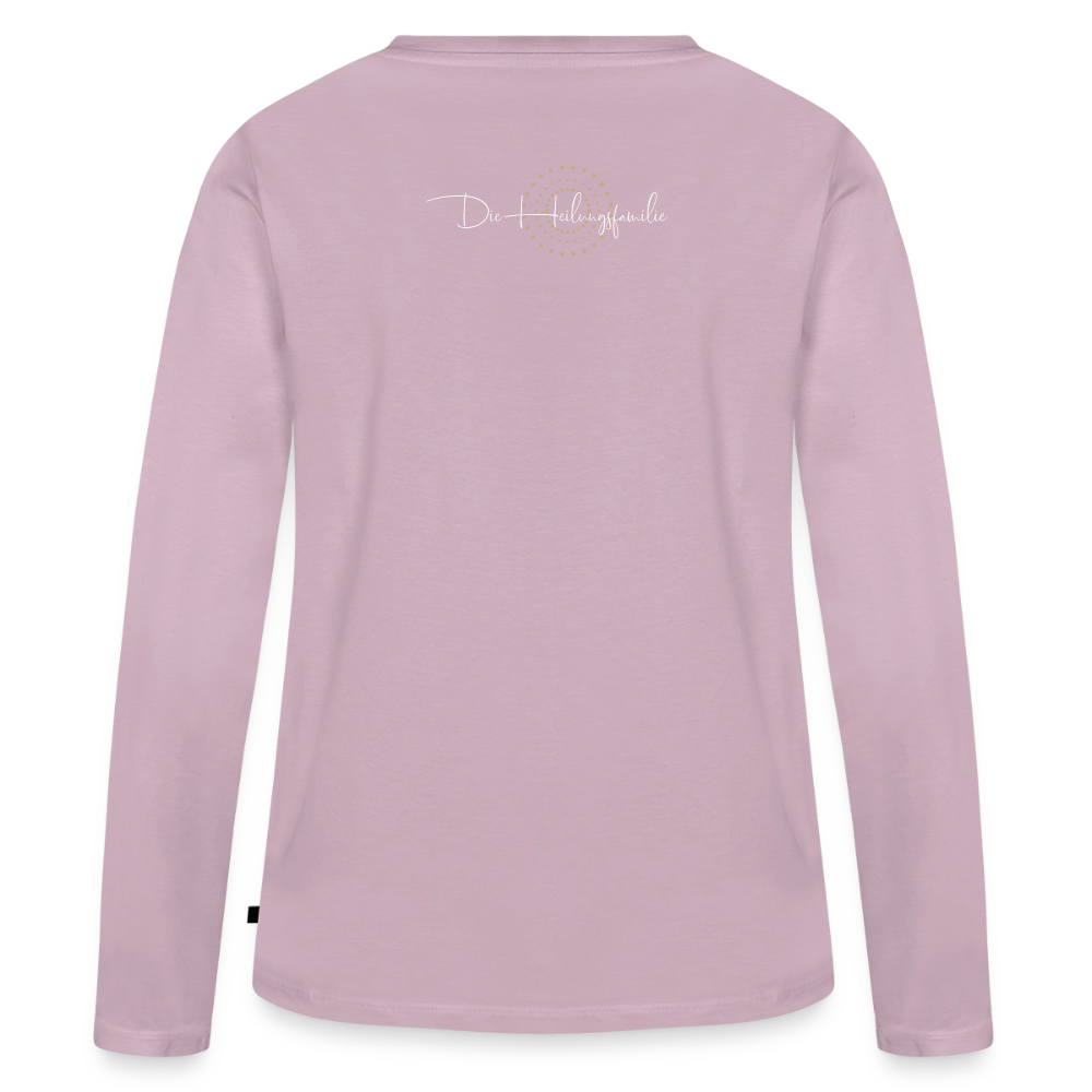 Nur 3 Trōpfen v2 - Frauen Premium Langarmshirt - Altrosa
