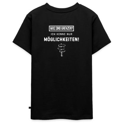 Gesundheit schafft Freiheit (Ich kenne nur Möglichkeiten) / Teenager Premium T-Shirt - Schwarz
