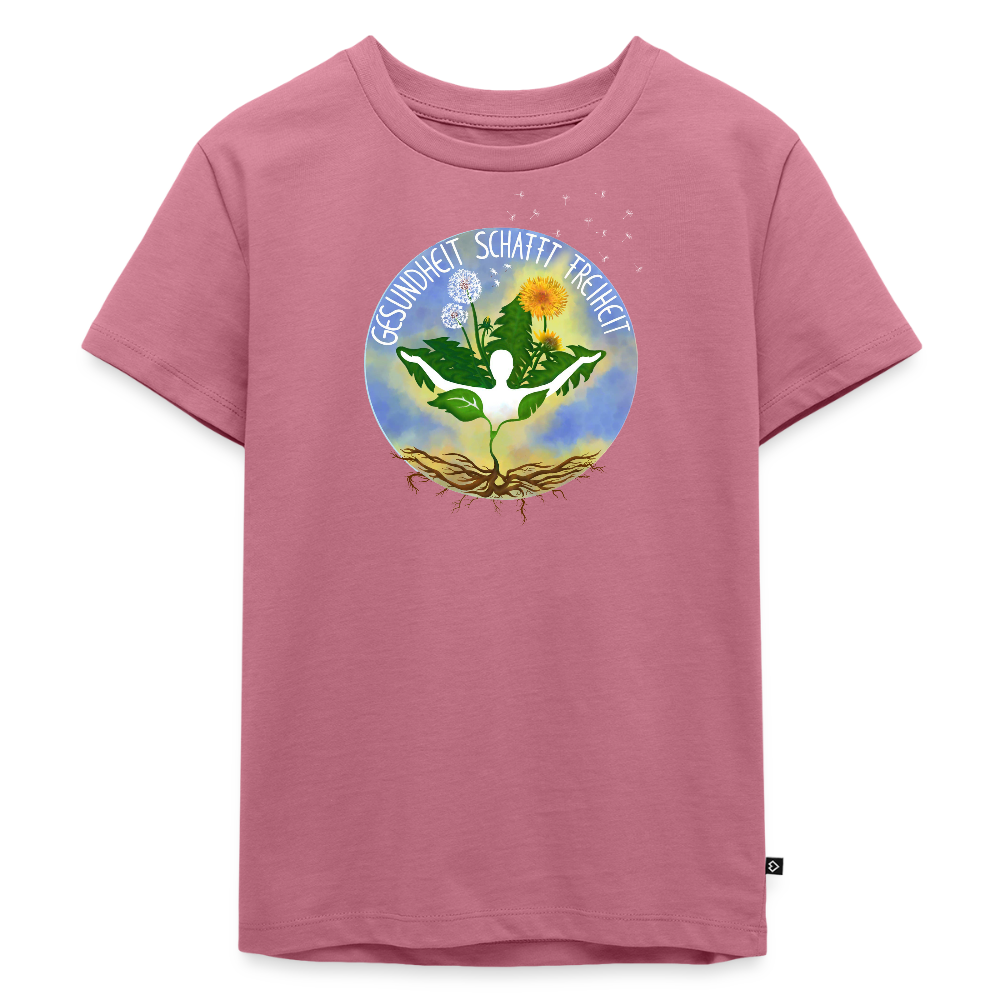 Gesundheit schafft Freiheit (Ich bin ein Wunder im Wachstum) / Kinder Premium T-Shirt - Mauve