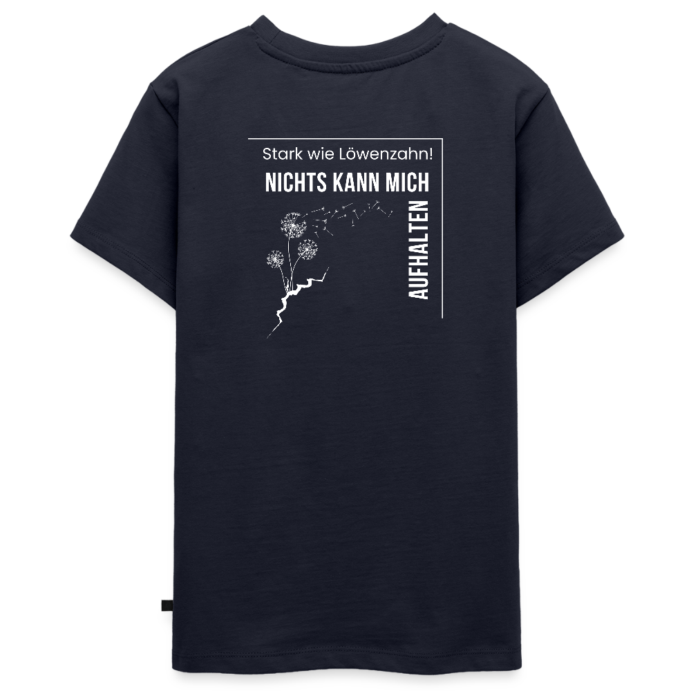 Gesundheit schafft Freiheit (Stark wie Löwenzahn) / Teenager Premium T-Shirt - Navy