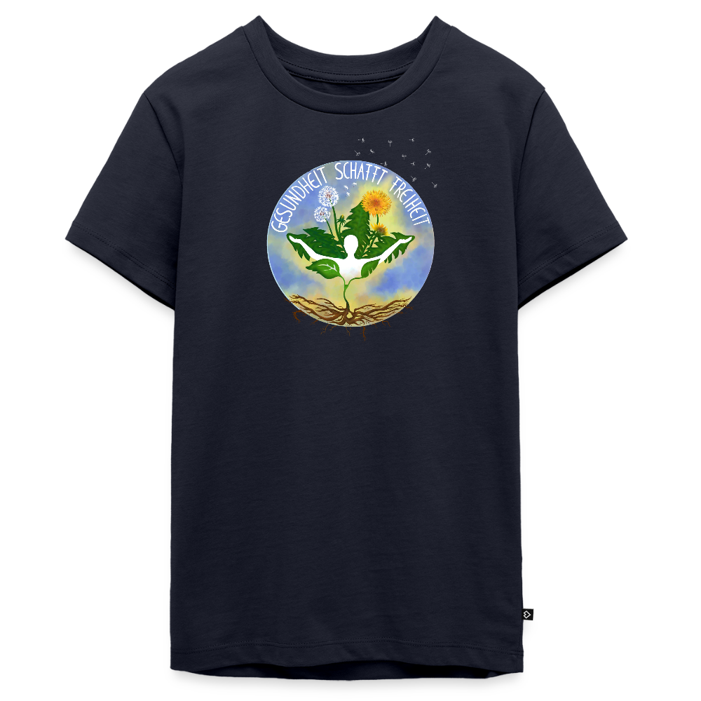 Gesundheit schafft Freiheit (Ich kenne nur Möglichkeiten) / Teenager Premium T-Shirt - Navy