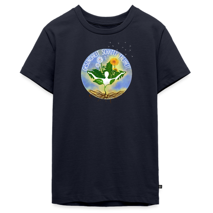 Gesundheit schafft Freiheit (Ich kenne nur Möglichkeiten) / Teenager Premium T-Shirt - Navy