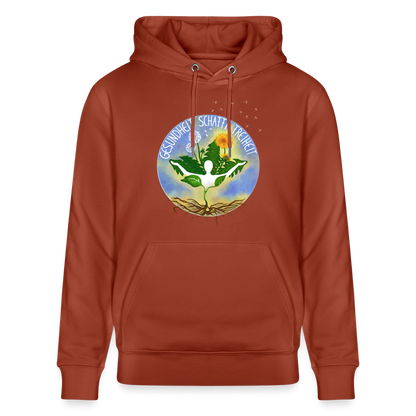 Gesundheit schafft Freiheit (FREI) / 100% Bio Unisex-Kapuzenpullover - Terrakotta