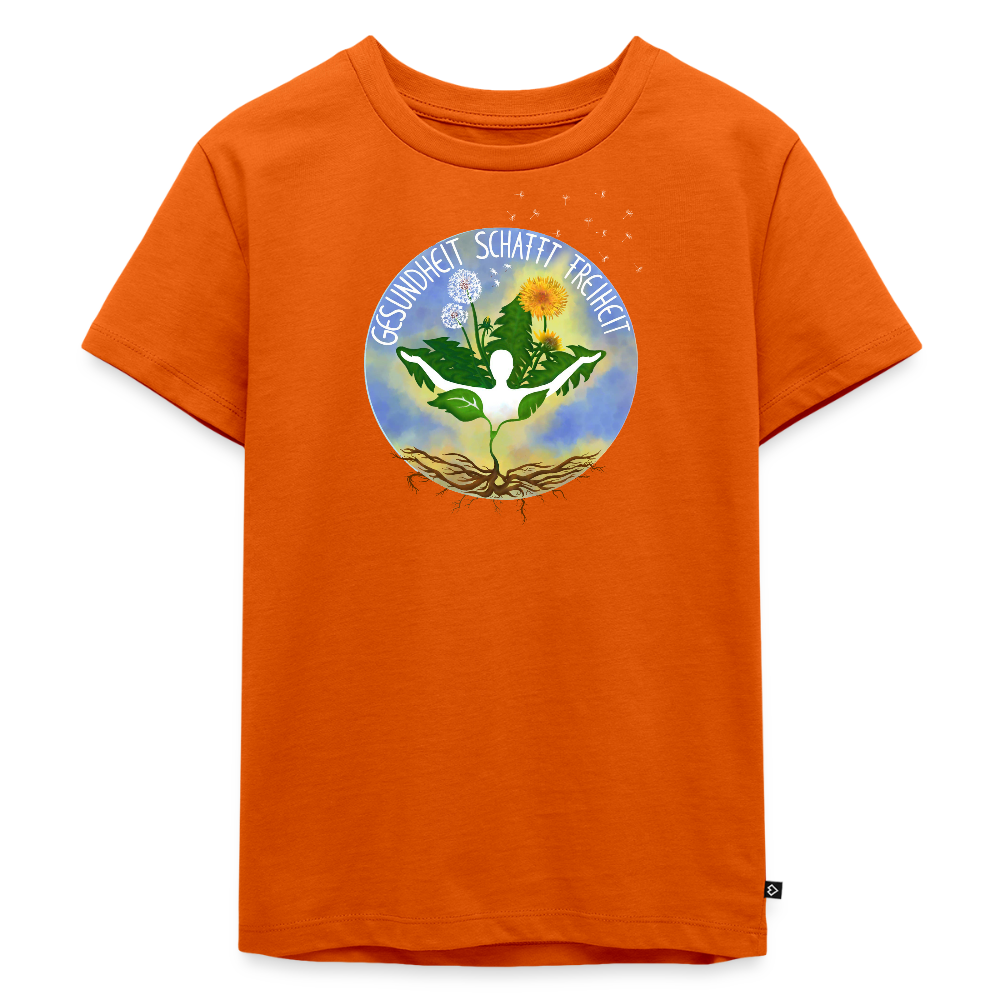Gesundheit schafft Freiheit (Born to be Freigeist) / Kinder Premium T-Shirt - Orange 