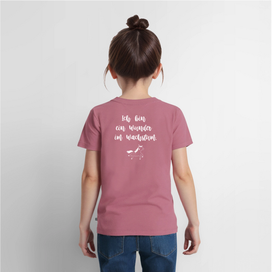 Gesundheit schafft Freiheit (Ich bin ein Wunder im Wachstum) / Kinder Premium T-Shirt - Mauve