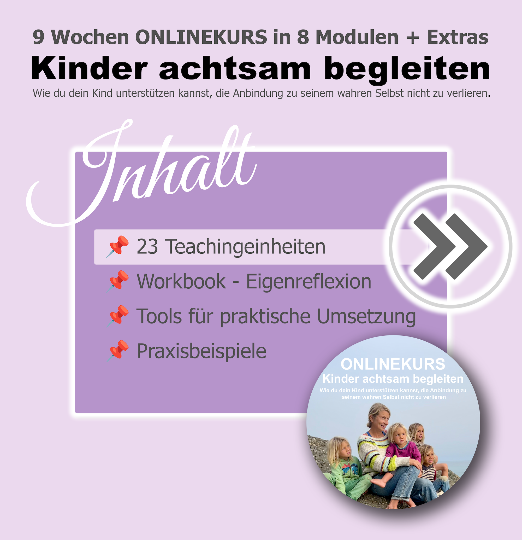 ONLINEKURS - Kinder achtsam begleiten