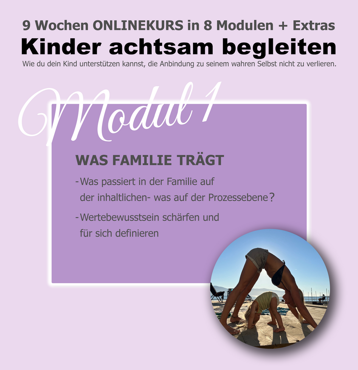ONLINEKURS - Kinder achtsam begleiten