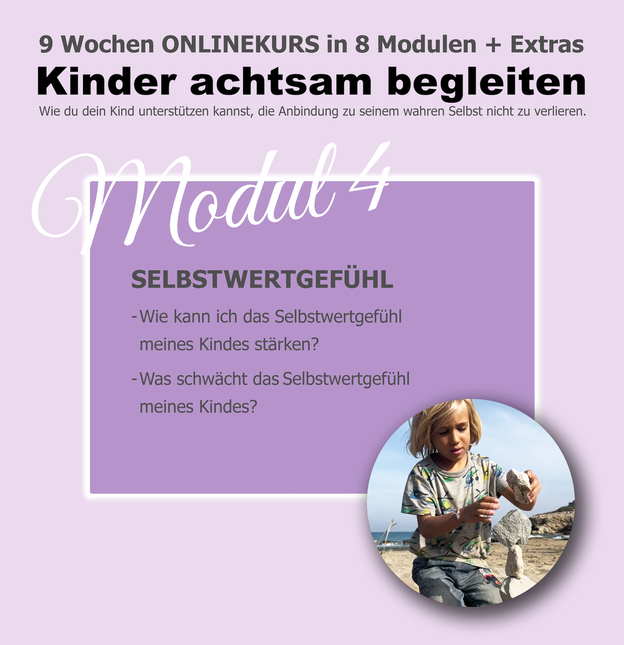 ONLINEKURS - Kinder achtsam begleiten