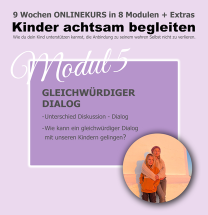 ONLINEKURS - Kinder achtsam begleiten