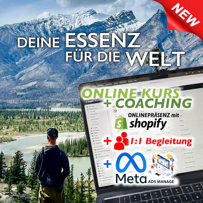 Deine Essens für die Welt - Onlinekurs (Shopify)