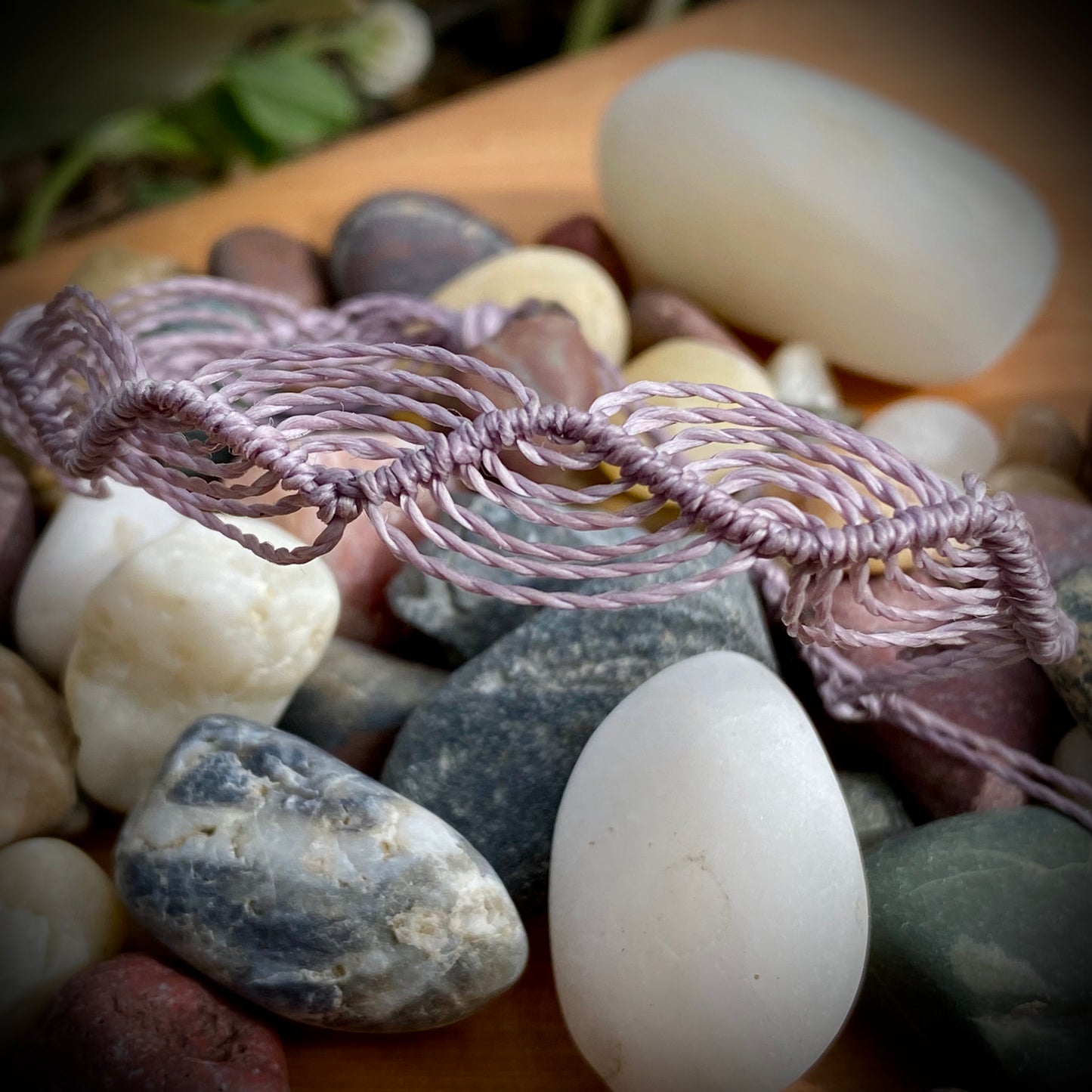 Armband - Wellenförmiges Violett