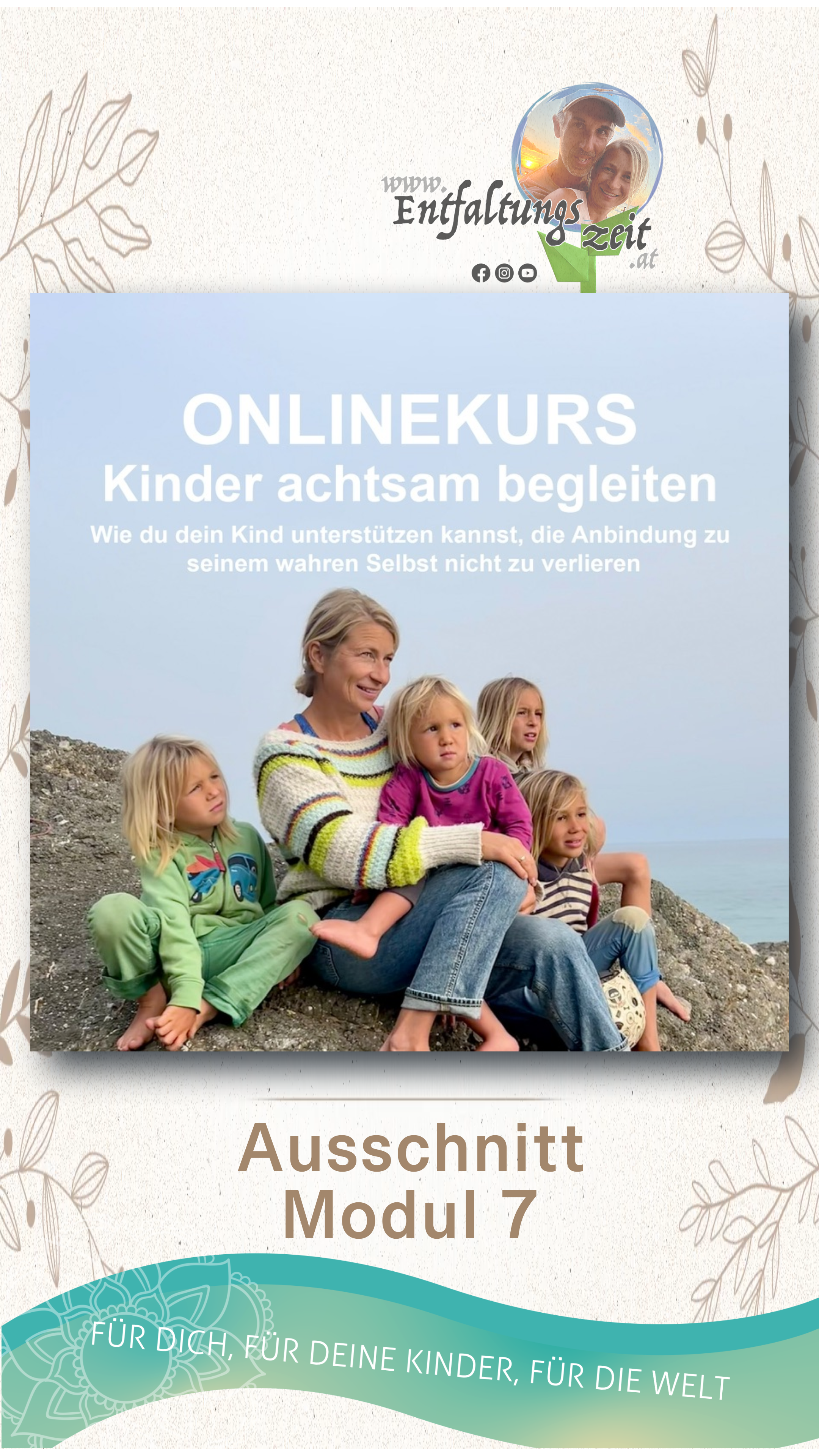 ONLINEKURS - Kinder achtsam begleiten