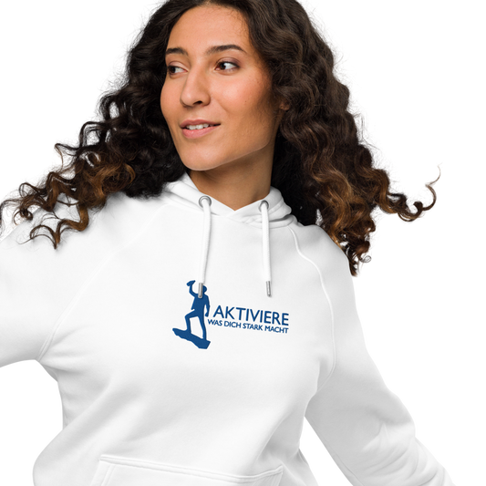 Aquion / Aktiviere - Unisex Bio-Raglan-Hoodie