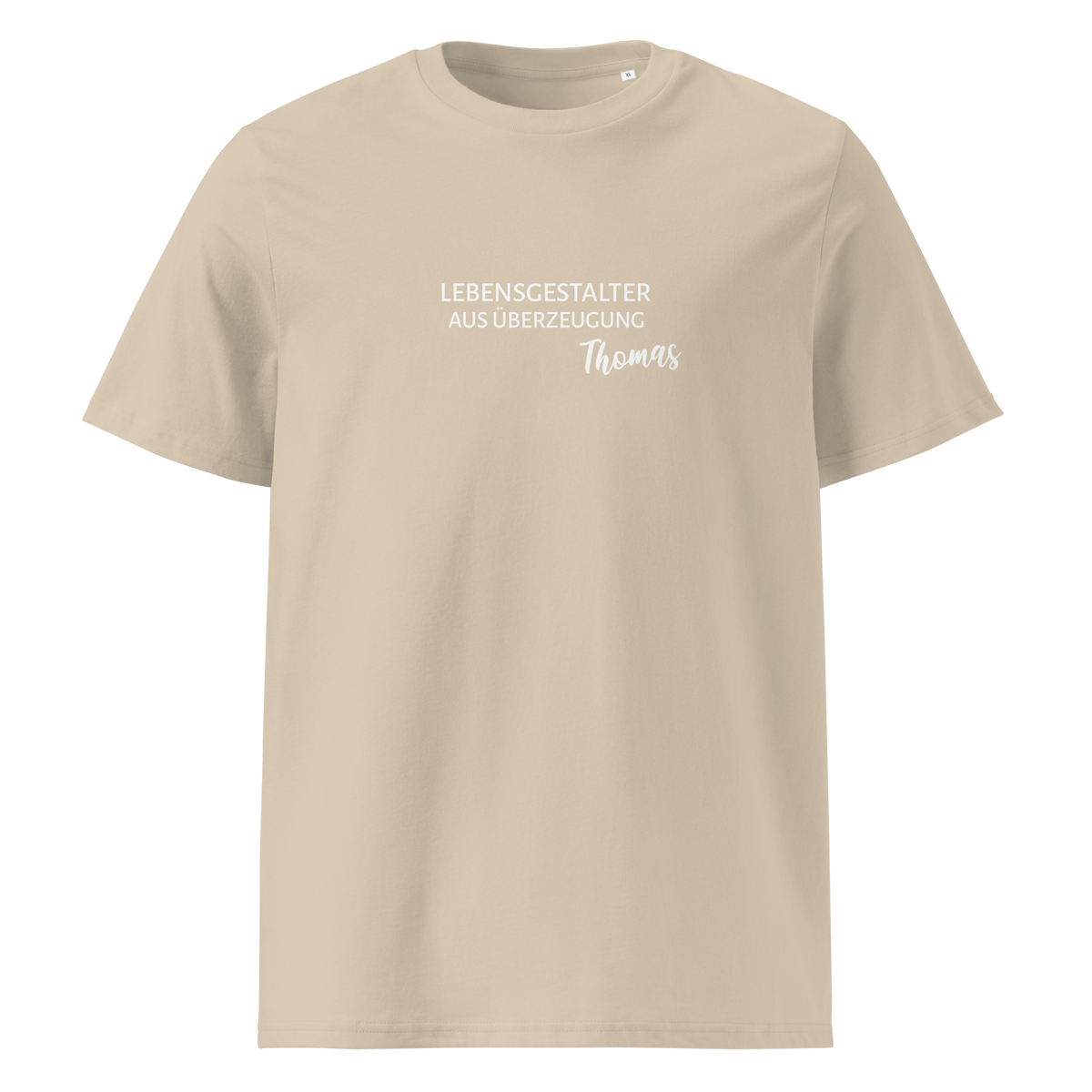 Lebensgestalter(in) *NAME - Unisex-Bio-Baumwoll-T-Shirt