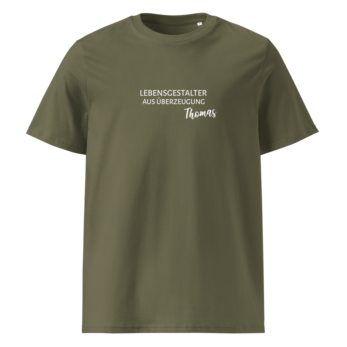 Lebensgestalter(in) *NAME - Unisex-Bio-Baumwoll-T-Shirt